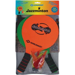 Set van 2 rackets en birdies voor jazzminton v2