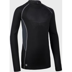 Ondershirt met lange mouwen voor rugby voor kinderen r500 zwart