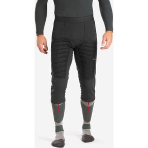 Warme en ademende midlayer short voor skiën heren fr 900 blauw