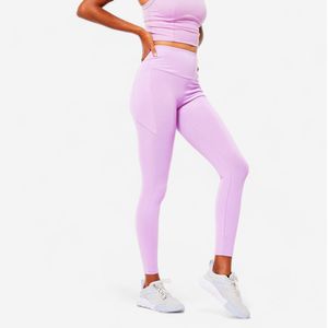 Fitness legging voor dames 520 paars