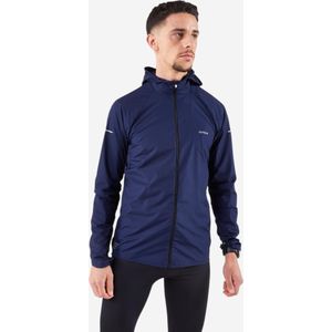 Herenwindjack voor hardlopen en trailrunning run 900 blauw