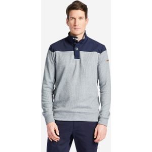 Schipperstrui voor zeilen heren sailing 300 grijs/blauw
