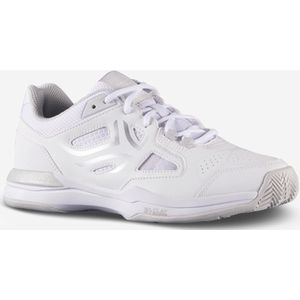 Tennisschoenen voor dames ts500 gravel/kunstgras wit