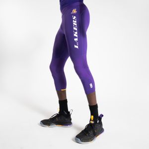 3/4 tight voor basketbal heren nba los angeles lakers 500 paars