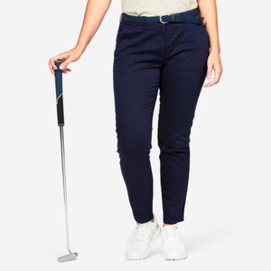 Golfbroek mw500 voor dames marineblauw