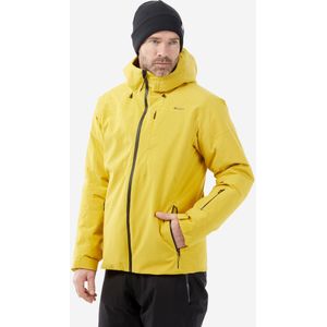 Warme ski-jas voor heren 500 geel