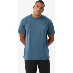 Stevig klimshirt met korte mouwen voor heren vertika blauw