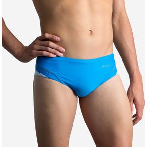 Zwemslip zwemmen heren zwemslip 900 yoke blauw wit