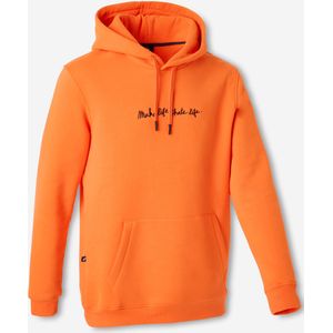 Skatehoodie hd500 make life skate life oranje