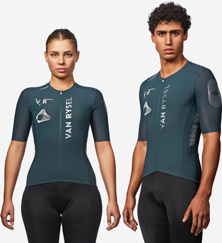 Van Rysel - RCR Racer 2 - Fietstrui - Groen - Korte Mouwen