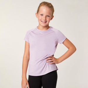 Ademend t-shirt voor meisjes s500 paars