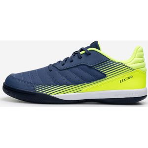 Zaalvoetbalschoenen eskudo 500 kinderen blauw/geel