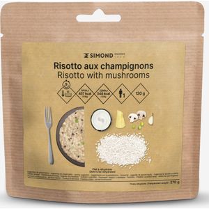 Vegetarische vriesdroogmaaltijd risotto met paddenstoelen 120 g