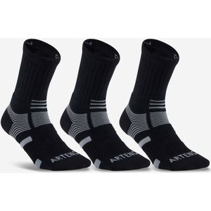 Hoge sportsokken rs 560 grijs/zwart 3 paar