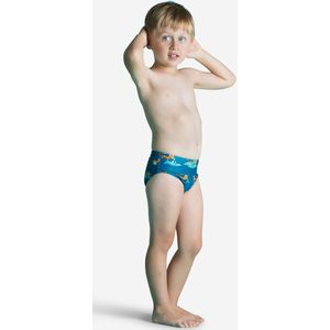 Zwemslip voor peuters/kleuters met tijgerprint