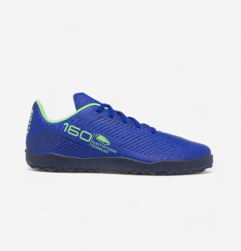 Voetbalschoenen kind agility 160 easy tf blauw