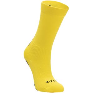 Korte voetbal gripsokken viralto mid geel