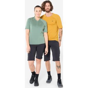 Ademende fietsshort zwart