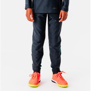 Voetbal trainingsbroek kind viralto club carbongrijs/groen