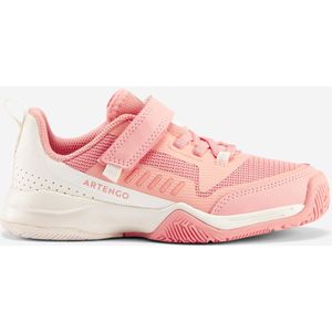 Tennisschoenen voor kinderen ts500 fast klittenband pinkfire