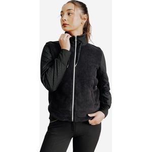 Warme sweater voor paardrijden dames 500 zwart