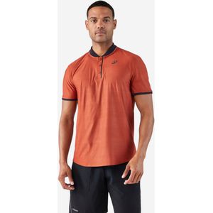 Tennis-t-shirt voor heren dry+ bruin