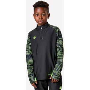 Training top kind viralto wave zwart/fluogeel