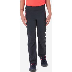 Softshell wandelbroek mh550 donkergrijs kinderen 7-15 jaar