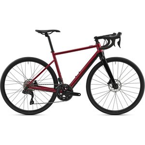 Racefiets met elektrische ondersteuning e-edr af shimano 105 di2 2x12s rood