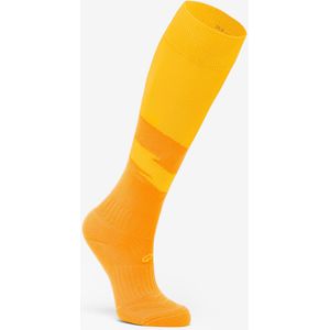 Voetbalsokken / voetbalkousen kind viralto roar cheetah - oranje/geel