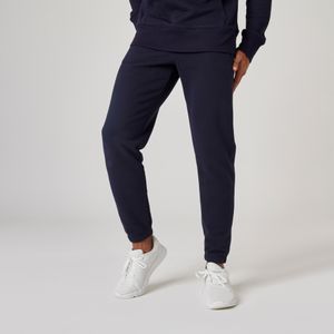 Joggingbroek voor fitness heren 500 essentials donkerblauw