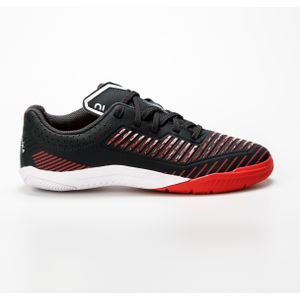 Zaalvoetbalschoenen kind ginka 500 zwart/rood
