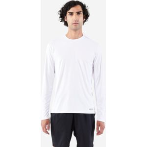 Uv-werend Hardloopshirt - Wit - Dry 500 - Lange Mouwen - Heren