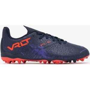 Voetbalschoenen kind viralto i mg/ag donkerblauw