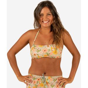 Bikinitop voor surfen laura vintage bandeau met uitneembare pads