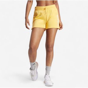 Short voor fitness en soft training dames oranje