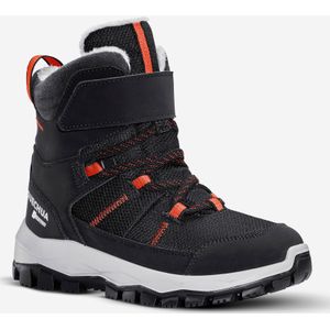 Warme waterdichte wandelschoenen kinderen sh500 mtn klittenband maat 24-34