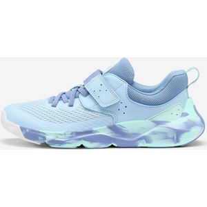 Kinderschoenen met klittenband en elastische veters playful fast blauw/groen