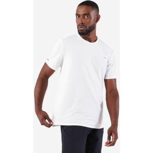 Ademend hardloopshirt voor heren run 500 dry wit