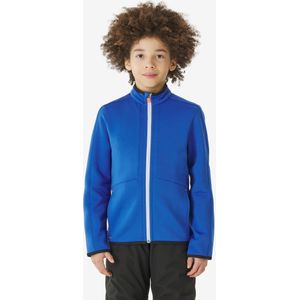 Ski-binnenjas mid 500 voor kinderen 6-14 jaar blauw