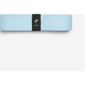 Weerstandsband fitness gemiddeld voor bilspieren textiel blauw