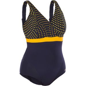 Corrigerend badpak mia dot blauw (ook in grote maat) cupmaat d/e