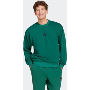 Herensweater katoen groen