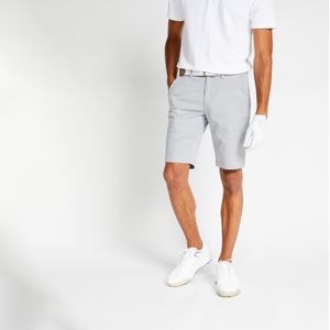 Golfshort voor heren mw500 chino grijs