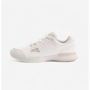 Tennisschoenen voor dames ts500 gravel wit/beige