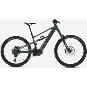 Elektrische mountainbike e-big mountain full suspension groen 29"/27.5"