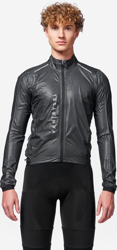 van rysel - Racer Ultralight - Regenjack - Zwart - Waterdicht - Lichtgewicht