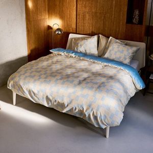 Auping - Seaside Grid - Dekbedovertrek - 240 x 220 cm - 100% Duurzaam Katoen