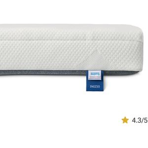 Auping Inizio Matras 200 cm x 220 cm - Wit - DPPS pocketveren met latex comfortlaag