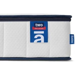 Auping Two Premium matras 80 cm x 190 cm - Wit - DPPS pocketveren met latex comfortlaag